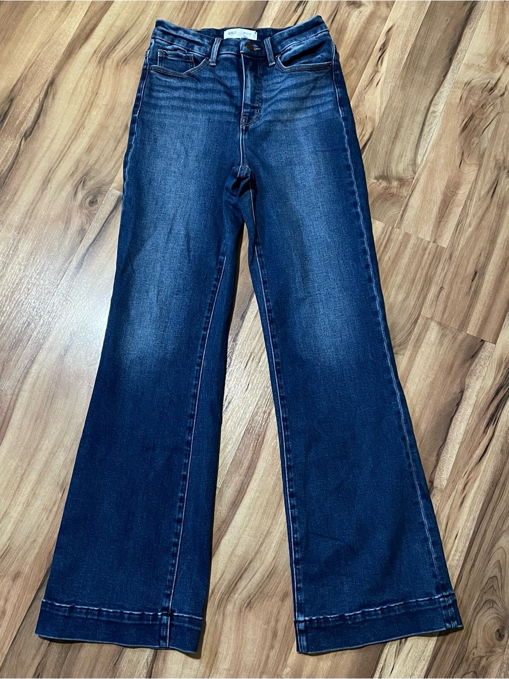 NWOT BKE Denim Billie Slim Fit High Rise Trouser Flare Wide Leg Jeans Size 26